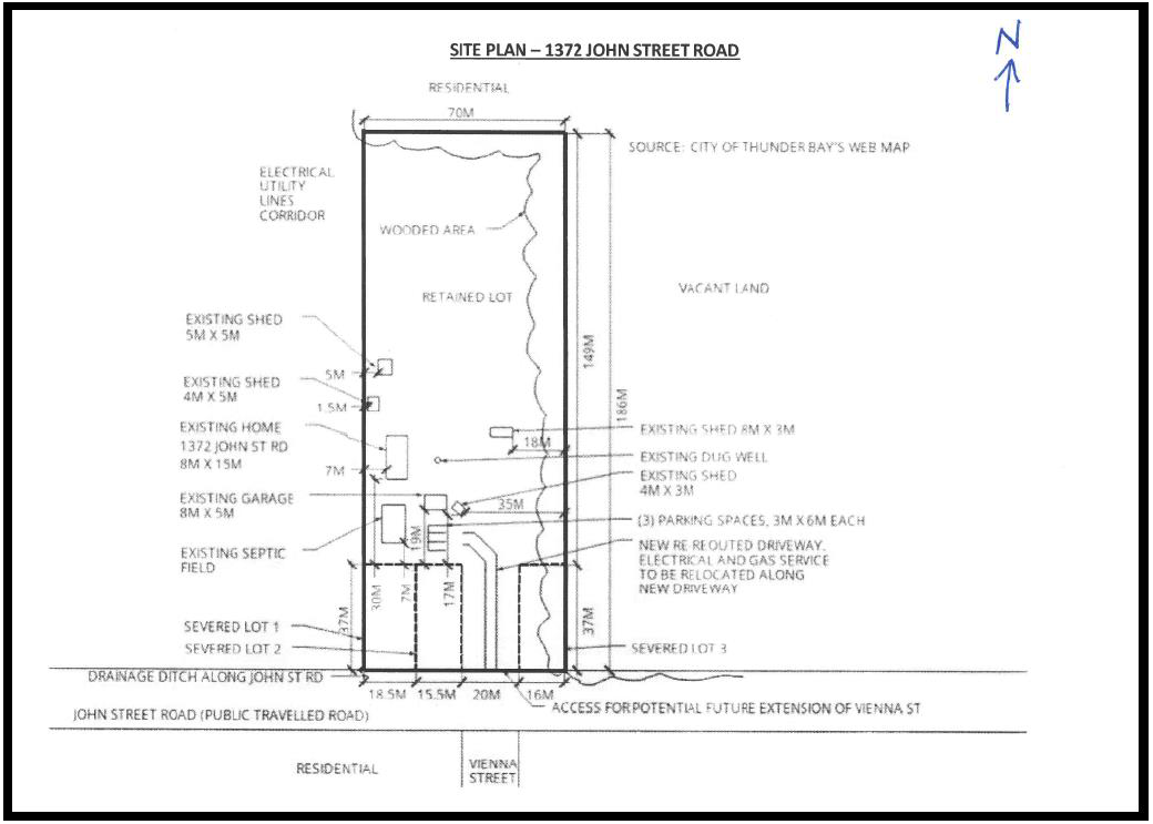 Applicant's Site Sketch