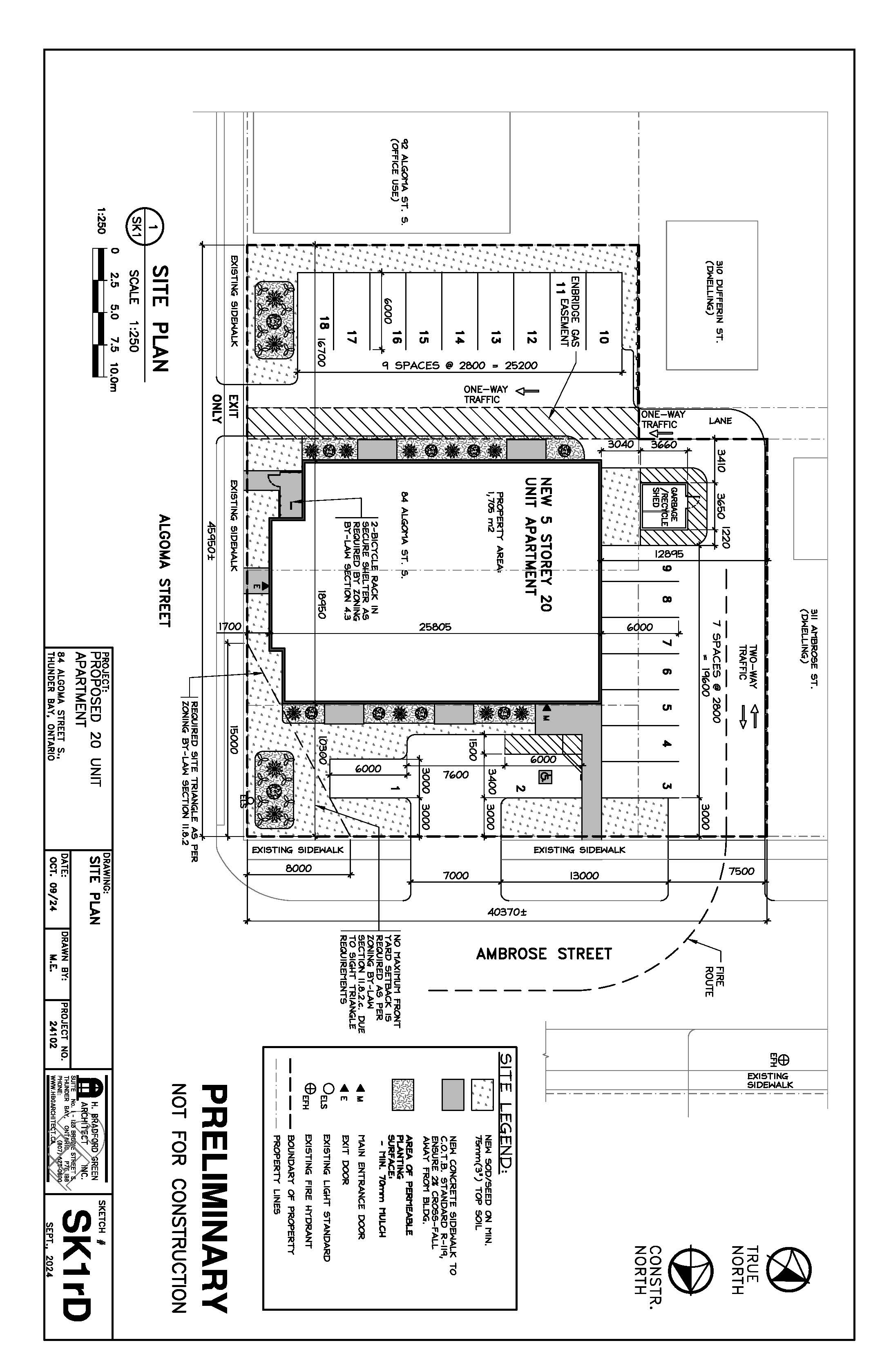 Applicant's Site Sketch