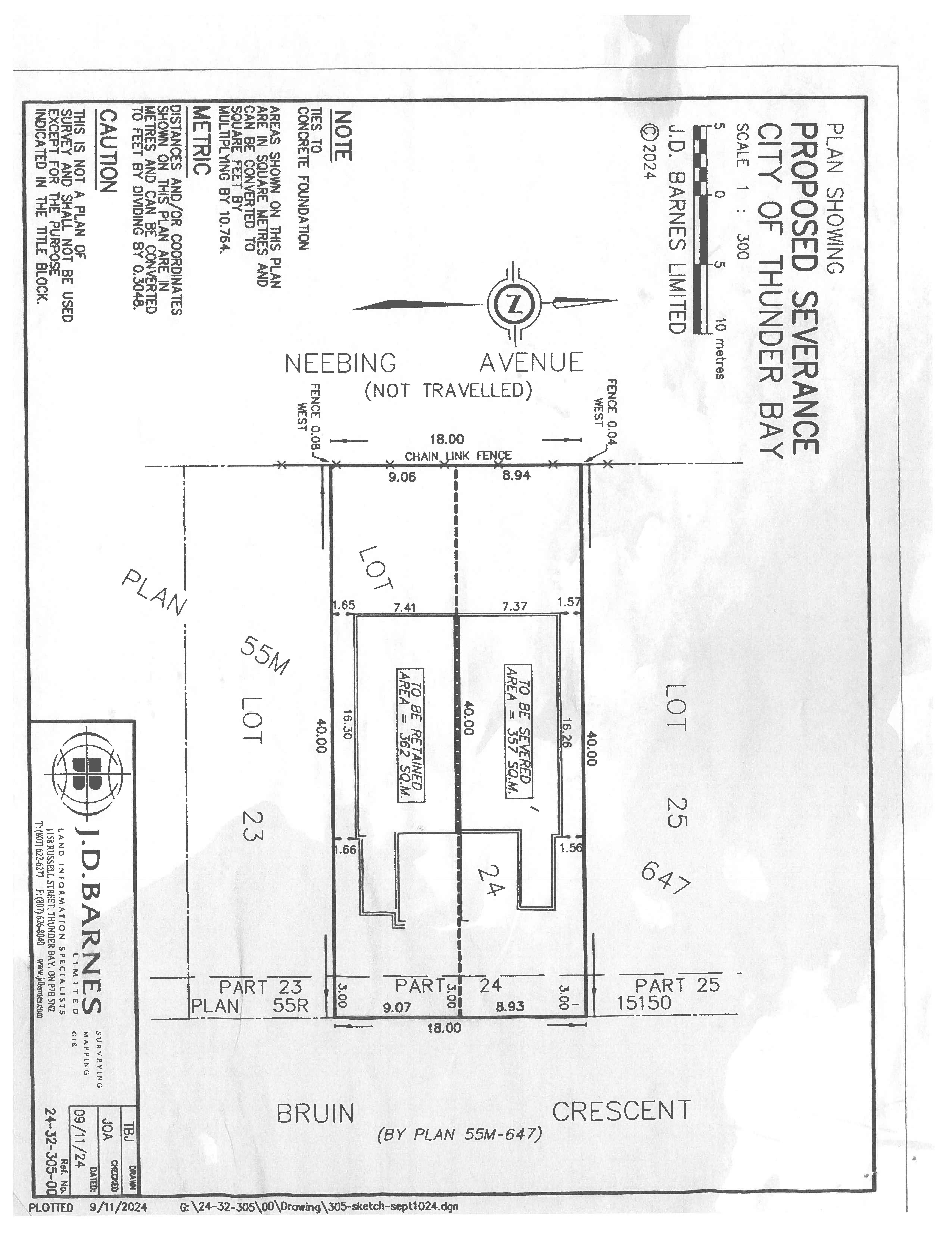 Applicant's Site Sketch