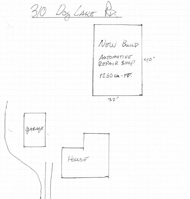 Applicant's Site Sketch