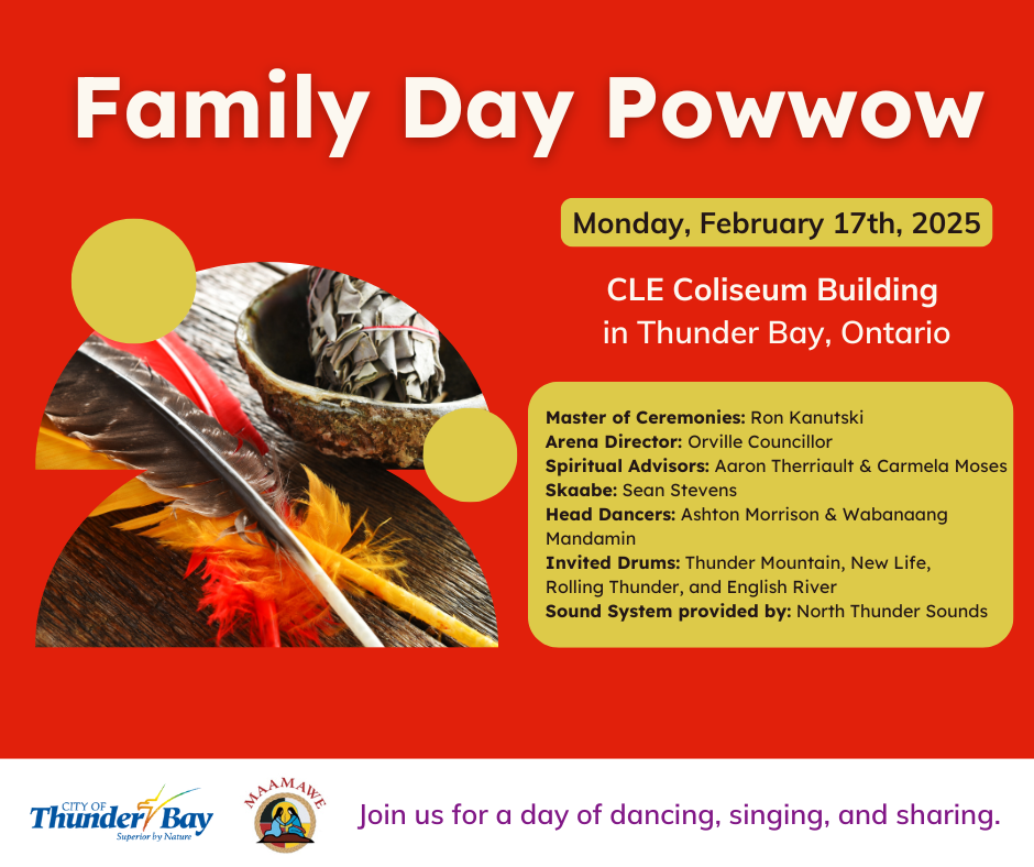 Family Day Powwow 2025 Event Poster