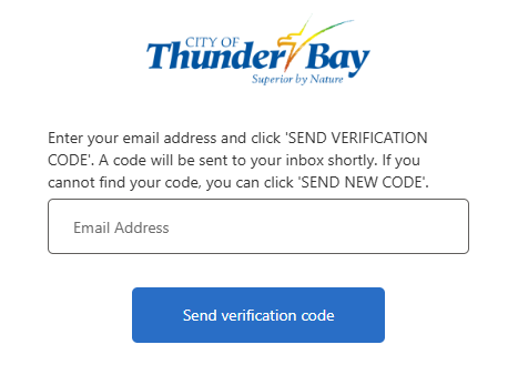 an image of the send verification code button