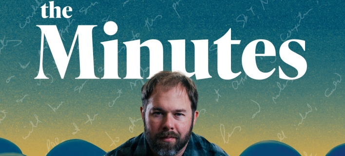 The graphic for The Minutes podcast with host Jeff Walters